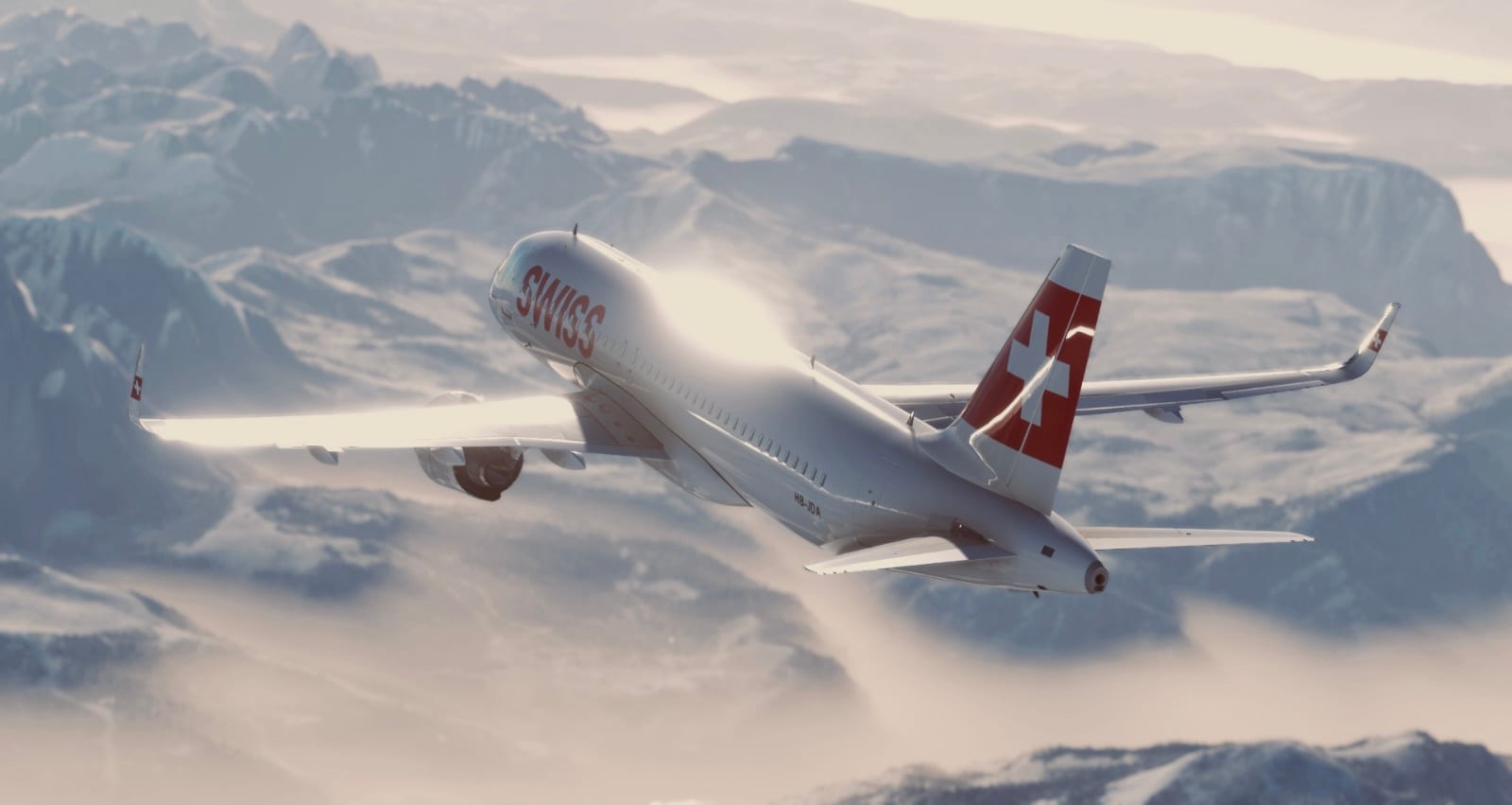 Earthflight cinematic still from Microsoft Flight Simulator